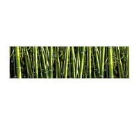 Scenolia Brise Vue imprimé BAMBOOS Vert et Zen, H.0.8 x L.3 m, 100% occultant, Made in France Colliers de Fixation offerts