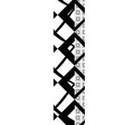 Scenolia Lé unique papier peint déco NOIR ET BLANC 60 x 240 cm | Déco murale Qualité