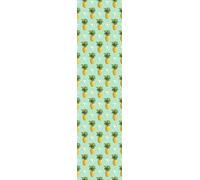 Scenolia Stickers géant papier peint déco ANANAS CURAÇAO 60 x 240 cm | Déco murale Qualité HD