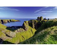 Scenolia Tableau décoratif Grand Format sur Toile Coast Scottish 90 x 60 cm | Impression Haute qualité