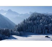 Scenolia Tableau décoratif Grand Format sur Toile SAMOËNS 90 x 60 cm | Impression Haute qualité