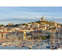 Scenolia Tableau grand format sur toile MARSEILLE 130 x 90 cm | Décoration murale tendance actuelle, fait en France