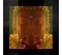 Scenolia Tableau sur Toile Buddha 60 x 60 cm | décoration Murale Design imprimée en France