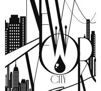 Scenolia Tableau sur Toile NYC in The 50s 60 x 60 cm | décoration Murale Design imprimée en France