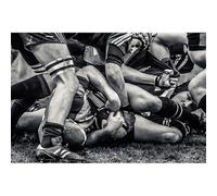 Scenolia Tableau sur Toile Rugby 60 x 40 cm | déco Murale 100% Fabrication française