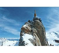 Scenolia Tableau Toile XXL en kit Aiguille du Midi 90 x 60 cm - Toile Textile sans PCV - Tableau Grand Format fabriqué en France