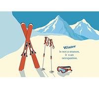 Scenolia Tableau Verre Acrylique déco & Design Ski 70 x 50 cm | Déco Murale Qualité HD