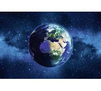 Scenolia Tableau Verre Acrylique PLANETE Terre 90 x 60 cm | Décoration Murale XL Fait en France