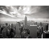 Scenolia Tapisserie déco poster NYC NB 3 x 2,70 m | Déco et photo murale XXL Qualité HD