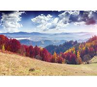 Scenolia Tapisserie déco poster PAYSAGE D'AUTOMNE 3 x 2,70 m | Déco et photo murale XXL Qualité HD