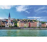 Scenolia Tapisserie poster panoramique QUAIS DE SAÔNE 4 x 2,70 m | Déco et photo murale XXL Qualité HD