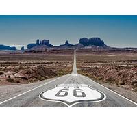 Scenolia Tapisserie poster panoramique ROAD 66 4 x 2,70 m | Déco et photo murale XXL Qualité HD