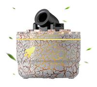 Scent Diffuser - Timer Adjustable Humidifier for Bedroom, Office with Volcanic Crack Design Function, Fragrance Diffuser for Home Kitchen Dorm, Abs Material Round, Usb, Ac Powered Indoor Use