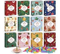 Scent-Hi Cônes d'Encens Noël, Encens Cone 96pcs, 12 Parfums, Encens Naturels pour Méditation Yoga, Cadeaux Noel Femme