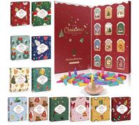 Scent-Hi Cônes d'Encens Noël, Encens Cone 96pcs Calendrier de l'Avent 2025, 12 Parfums, Encens Naturels pour Méditation Yoga, Cadeaux Noel Femme