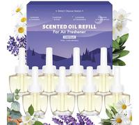 Scent-Hi Desodorisant Maison Recharge, 8x19ML, Collection Sommeil, 4 Parfums, Désodorisant Électrique Recharge Convient pour Air Wick/Glade Diffuseur Electrique