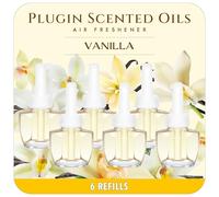 Scent-Hi Diffuseur Électrique de Parfum Recharges Vanilla, 6 * 19ml, Convient pour Air-Wick/Glade Diffuseur Electrique, Chambre à Coucher, Salle de séjour, Salle de Bain