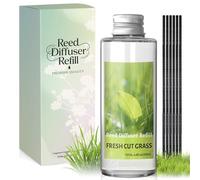 Scent-Hi Recharge Parfum, Feuilles Vertes et Herbe, 200 ML, bâtonnets | Accord Feuilles vertes et Herbe frais et végétal, idéal pour parfumer l’entrée, le salon ou le bureau