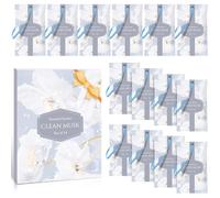 Scent-Hi Sachet Parfumé Armoire Musc Propre, 14 Sachets pour Armoire, Placard, Tiroir, Dressing et Linge