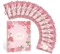 Scent-Hi Sachet Parfumé Rose pour Armoires, Sachet Parfumé Armoire, Placards à Chaussures, Salles de Bains, Tiroirs, 14 Sachets