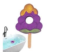 Scented Bath Bomb, Organic Fizzy Salt Ball, Gentle Dissolving Spa System, Natural Fragrant Bubble Care Build, Colorful Relaxing Design Style for Women Family Home Bathtub Use