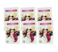 Scented Candle 6 x 6 bougies à réchaud Bouquet de fleurs - Set bouquet de fleurs