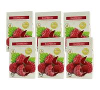 Scented Candle 6 x 6 bougies chauffe-plat parfumées Raspberry - Framboise Set