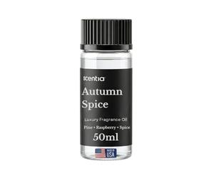 Scentia Huile essentielle d'épices d'automne - 50 ml - Mélange d'automne avec notes d'épices de citrouille | Huile diffuseur pour la maison, Halloween et Thanksgiving | Aromathérapie, fabrication de