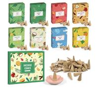 SCENTORINI Cônes Encens Naturel, 8 Parfumés, 120 Cônes Encens