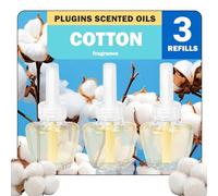 SCENTORINI Desodorisant Maison Recharge pour Diffuseurs d'Ambiance Parfum de Maison, 19MLx3 Recharges Parfum Pur Coton, onvient Desodorisant Maison Diffuseur Electrique pour Air Wick et pour Glade