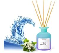 SCENTORINI Diffuseur Parfum Maison Batonnets Desodorisant Maison Huiles de Parfum Naturelles, Parfum d'Ambiance pour Chambres, Bureaux, Décorations de Salle de Bain (Ocean Breath)