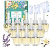 SCENTORINI Duftölflakon Nachfüller, Kompatibel Mit Air Wick und Glade Duftstecker, 12 x 19 ML, Lavendel, Leinen, Vanille Duft, Raumduft Lufterfrischer, Raum Duftöl