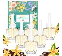 SCENTORINI Duftölflakon, Vanille Raumduft Lufterfrischer, Raum Duftöl | 6x19 ML, Duftflakons Nachfüller Geeignet für Air Wick und Glade Duftstecker