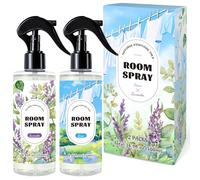 SCENTORINI Parfum d'Ambiance Spray, Parfum Lin Frais et Lavande, Lot de 2x250ML Vaporisateurs, Aroma d'Ambiance Maison, Rafraîchissant Naturel pour Maison, Intérieurs