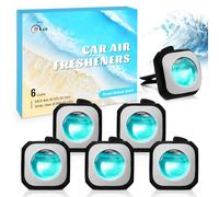 SCENTORINI Parfum Voiture, Diffuseur de Parfum Pour Voiture Brise Marine Avec Clip d'Aération, Désodorisants Pour Auto, Parfum pour L'Intérieur, Elimine les Odeurs