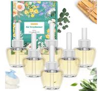 SCENTORINI Recharge pour Diffuseur, 19MLx6 Recharges Parfum Palo Sant, Eucalyptus Sauge,Poudre de Talc Convient pour Air Wick et pour Glade Desodorisant Maison Diffuseur Electrique