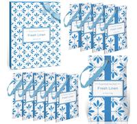 SCENTORINI Sachets Parfumés, Parfumés de Linge, Frais pour Tiroirs, Armoires, Voitures, et Garde-Robes, 14 sachets, Parfum Longue Durée