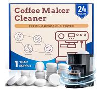 SCENTORINI Tablettes Détartrantes pour Machines à Café Pack de 24, Coffeeano Détartrantes Compatible avec Jura, Siemens EQ-Series, Bosch, Miele, Melitta, Krups, etc