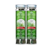 Scentsicles Décorations parfumées pour sapin de Noël, parfum sapin d'hiver blanc (2 bouteilles, 12 bâtons au total)