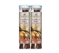 Scentsicles Lot de 2 flacons de bâtonnets parfumés Vanille et épices avec 6 crochets