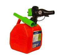 Scepter FR1G152 Réservoir à carburant avec bec de contrôle intelligent anti-déversement avec rallonge de bec bonus, bidon d’essence rouge, 3,8 l