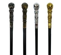 Sceptre à tête ronde, accessoire de sorcier, sorcière, sceptre de roi Taille UniquePolypropylène