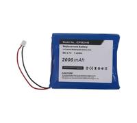 SCESMIA Batterie de rechange pour Albrecht TecTalk Float, compatible avec la pièce n° ICP083448, JHHY903448A2000mAh / 7,40 Wh