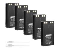 SCESMIA LIT-22 Lot de 5 batteries au lithium rechargeables pour Flex-M Flex G-36 Flex-S Flex-Plus Flex Series Spypoint 7000 mAh avec câble de type C