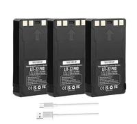 SCESMIA Lot de 3 batteries de rechange LIT-22 7,4 V 7000 mAh pour caméras de chasse cellulaires SPYPOINT Flex-M Flex G-36 Flex-Plus Flex-S (câble de type C inclus)