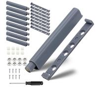 Scettar 8 PCS Poussoir Porte Placard, Appuyez pour Ouvrir Magnétique Loquets, Fermetures Magnétiques Push to Open pour Placards, Armoires, Meuble de Cuisine