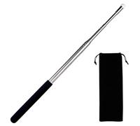 Scettar Baguette de pointage télescopique 120 cm en acier inoxydable pour enseignants, tableau blanc, pour présentations, formats de séminaires
