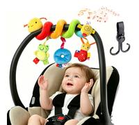 Scettar Jouet pour bébé, poussette, jouet en forme de spirale d'activité | Pour nacelle et siège auto, fixation facile, prend en charge la capacité de préhension et sensoriel, beau cadeau pour