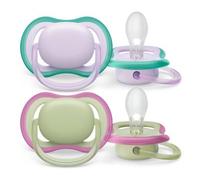PHILIPS Avent Tétine +6Mois Ultra Air Pistache Lilas Sucette(S) 2 pc(s)