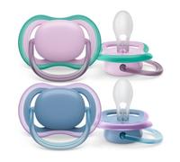 Philips Avent Sucette +6 Mois Ultra Air Lilas Bleu 2 Pièces